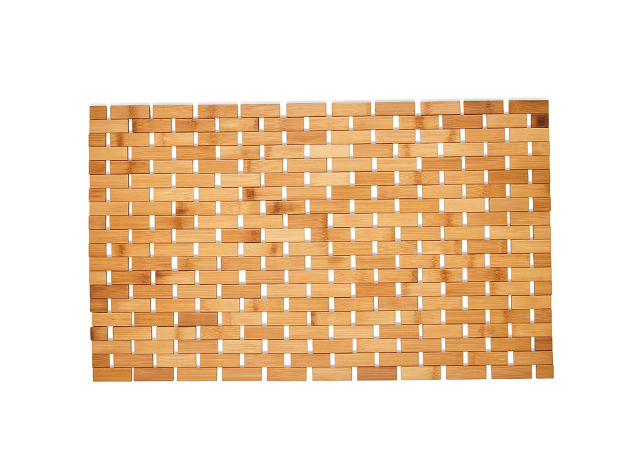 Kúpeľňová mozaiková bambusová predložka 40x60 cm
