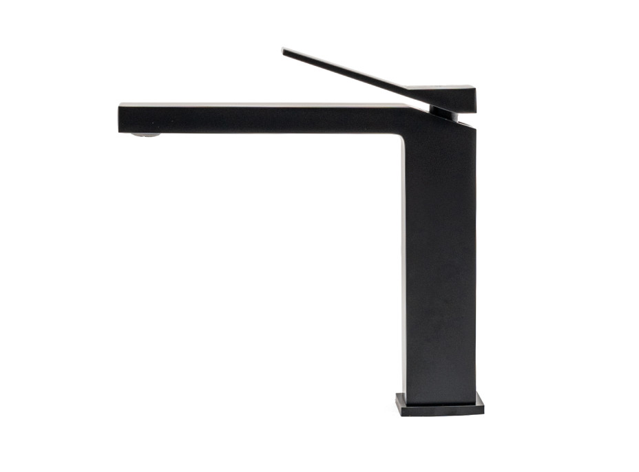 Umývadlová batéria MAXMAX Rea DUET - nízka - čierna