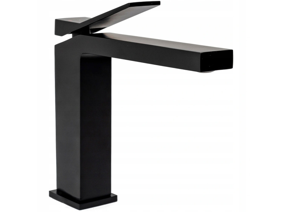 Umývadlová batéria MAXMAX Rea DUET - nízka - čierna