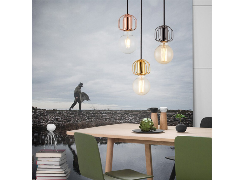 Stropné svietidlo APP593-1CP - rose gold