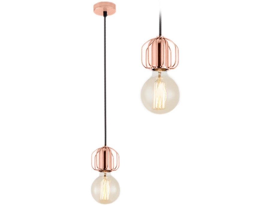 Stropné svietidlo APP593-1CP - rose gold