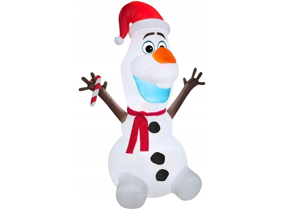 Vianočný nafukovacie snehuliakom 190 cm so zabudovaným LED projektorom