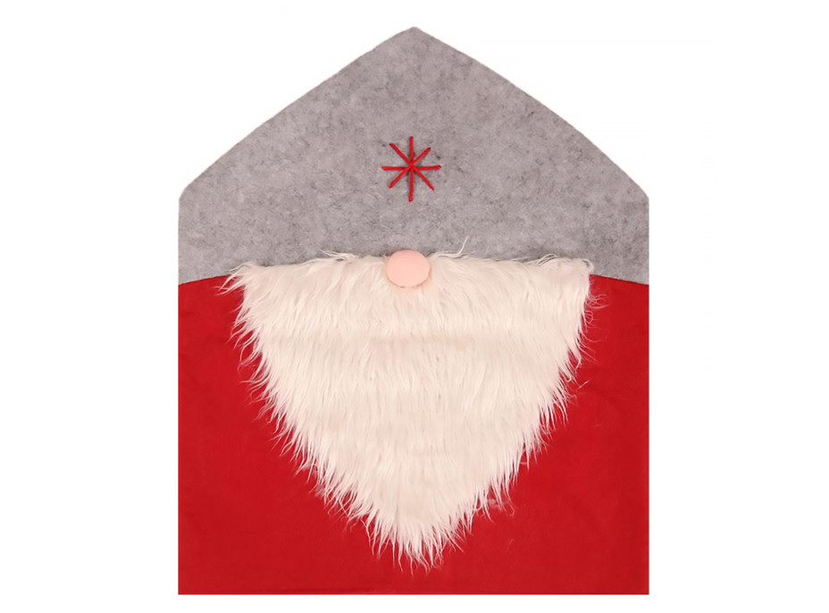 Vianočné návlek na stoličky vianočný škriatok - sada 4 kusov