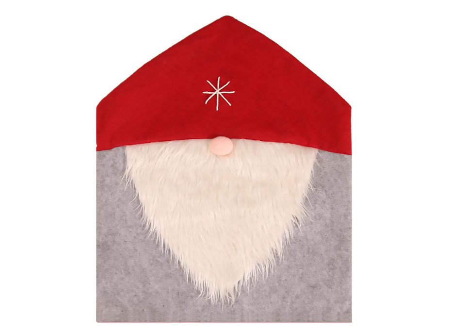 Vianočné návlek na stoličky vianočný škriatok - sada 4 kusov