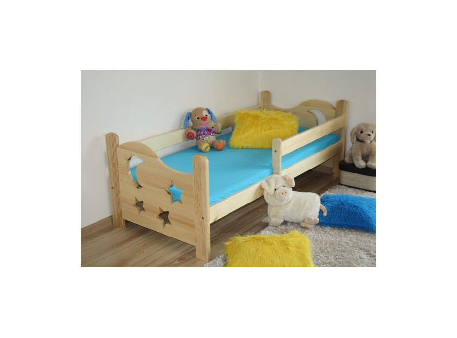 Detská posteľ z masívu 160x80cm bez šuplíku - DP021