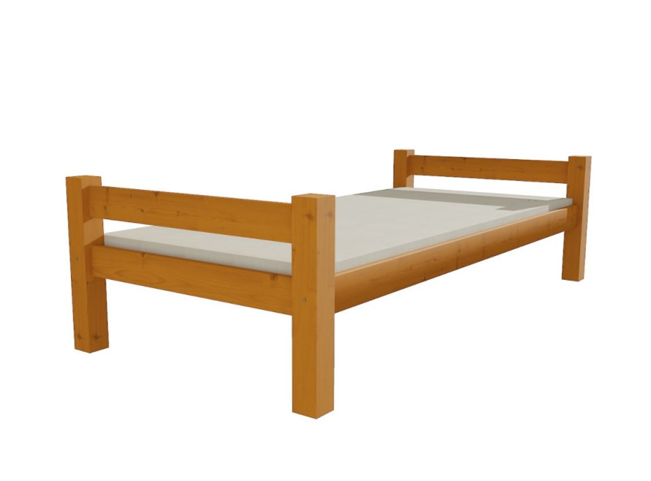 Detská posteľ z masívu 200x80cm bez šuplíku KAROLÍNA