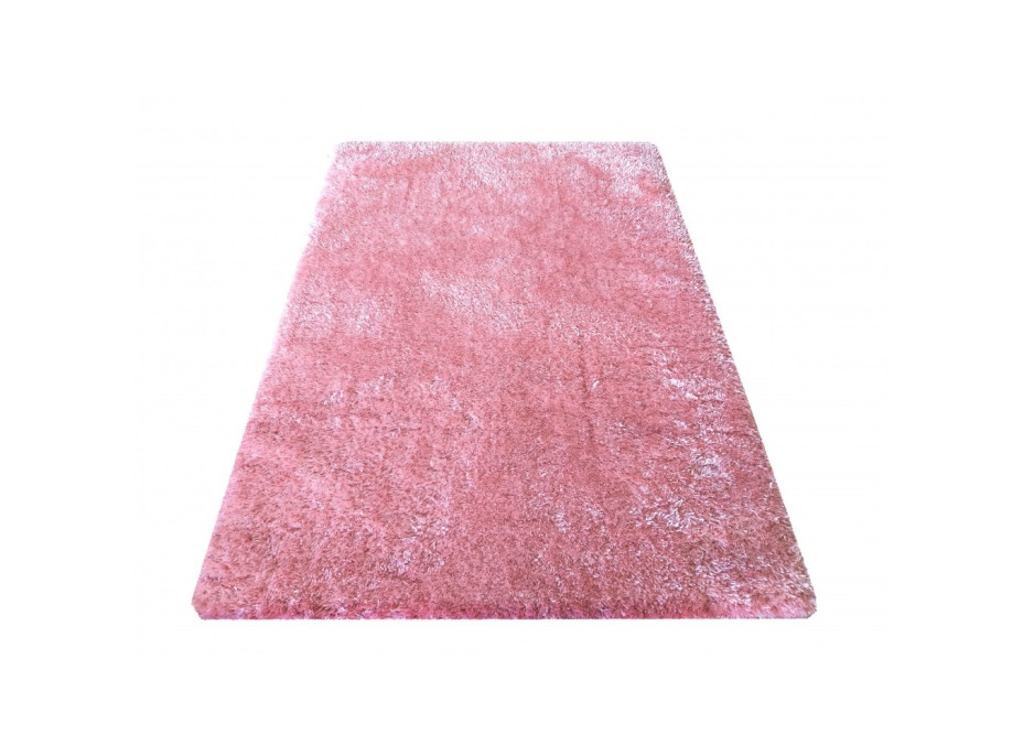 Moderný koberec SHAGGY MERRY - ružový