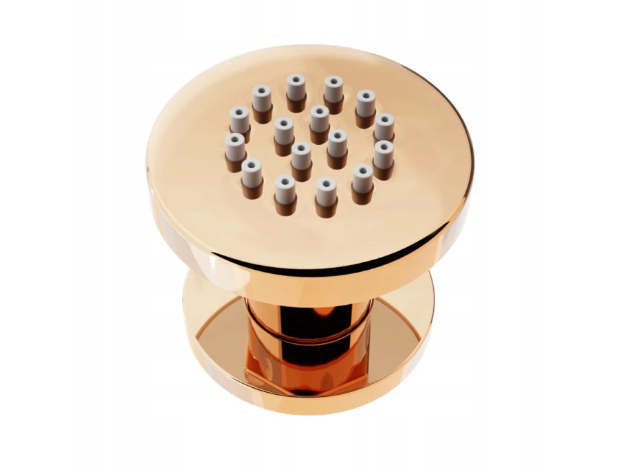 Bočná sprchová tryska MEXEN - guľatá - 50x50 mm - rose gold, 79361-60