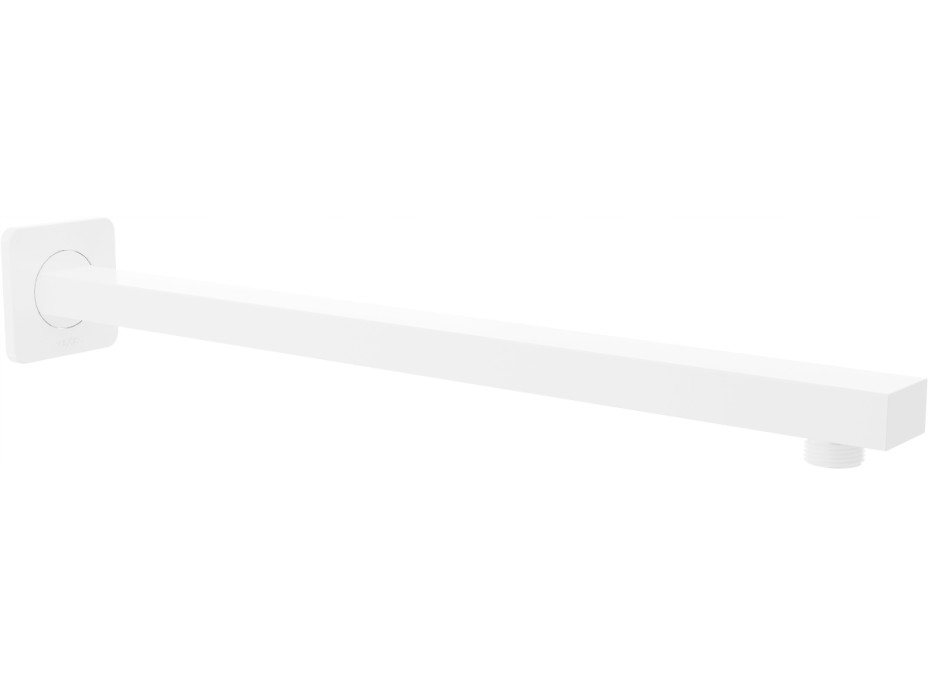 Rameno dažďovej sprchy MEXEN - 40 cm - obdĺžnikové - rovné - biele, 79112-20