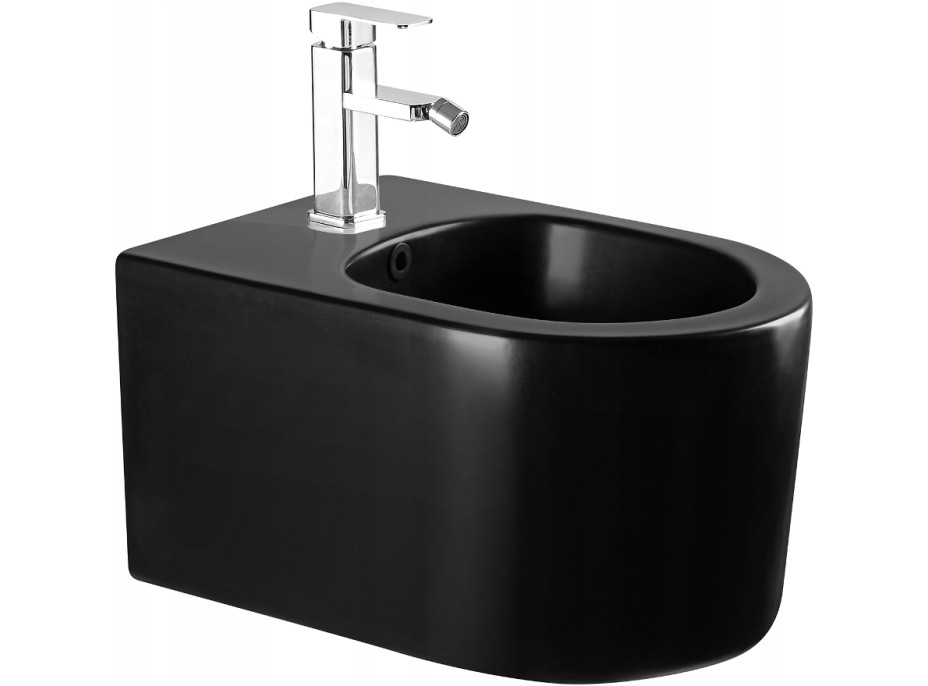 Závesný bidet MEXEN SOFIA 48 cm - čierny matný, 35544885