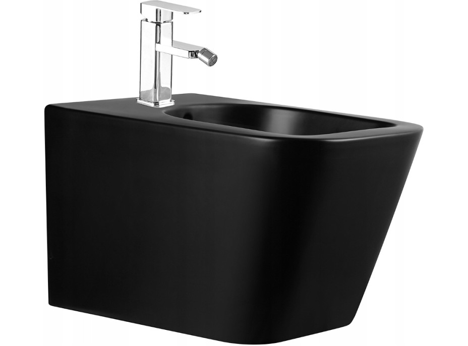 Závesný bidet MEXEN TEO 51 cm - čierny matný, 35855185