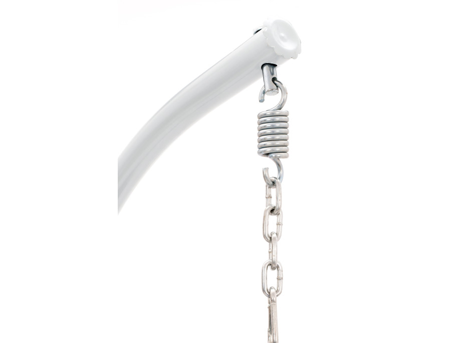 Závesné hojdacie kreslo MONTANA - biele - veľ. S