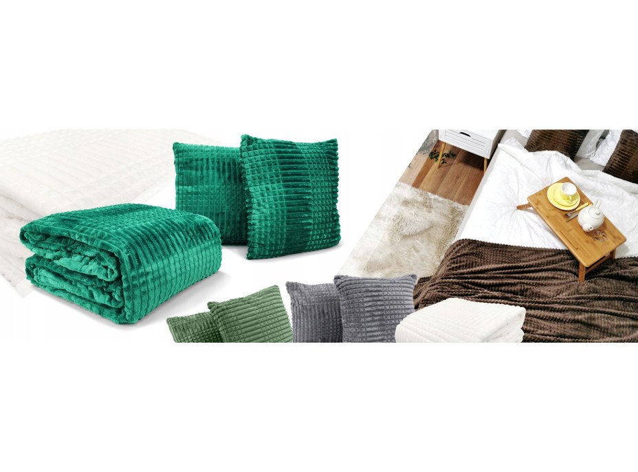 Deka prehoz LEO 150x200 cm - hnedá