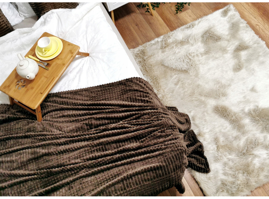 Deka prehoz LEO 150x200 cm - hnedá