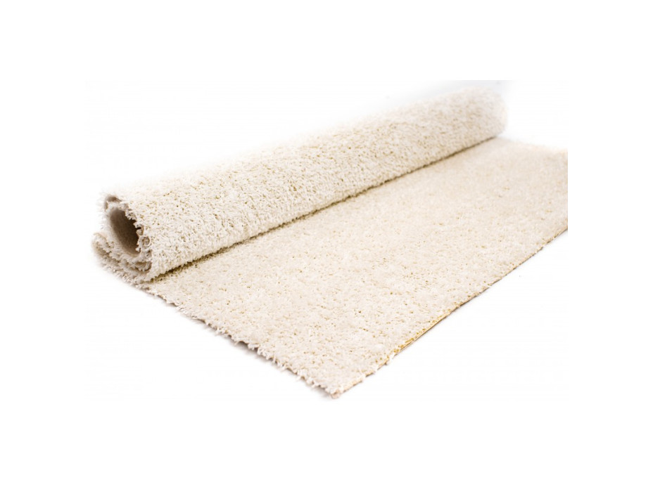 Kusový koberec SHAGGY WIKI – bílý
