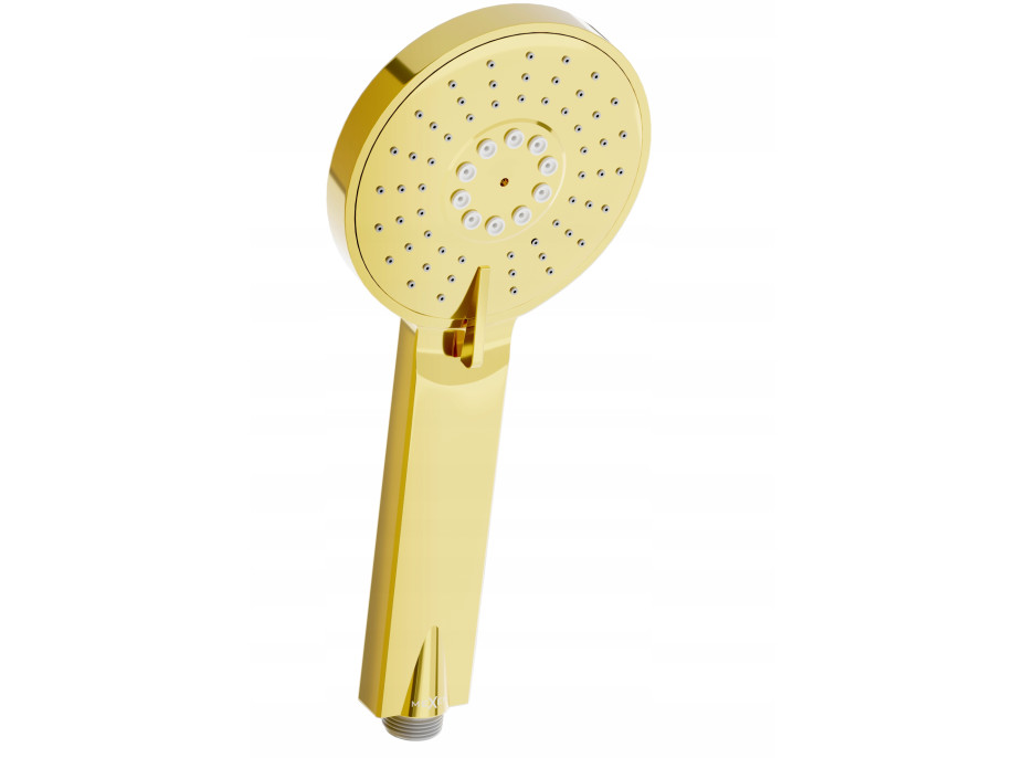 Ručná sprchová hlavica MEXEN R-40 - 2 funkcie - 240x105 mm - zlatá, 79540-50
