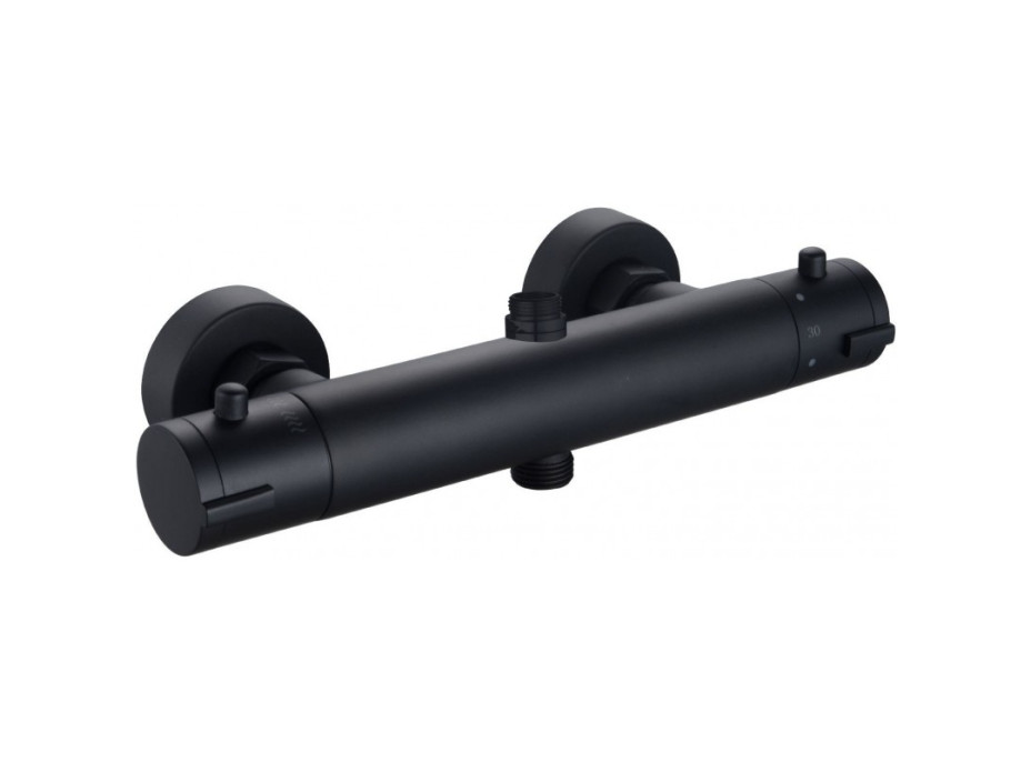 Sprchová súprava - DENIS s termostatickou batériou - čierna