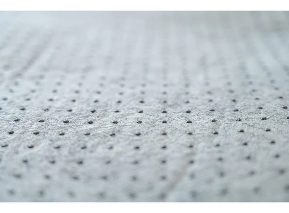 Plyšový guľatý koberec SOFT 90 cm - svetlo modrý