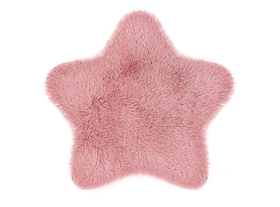 Detský plyšový koberec SOFT STAR 60x60 cm - ružový
