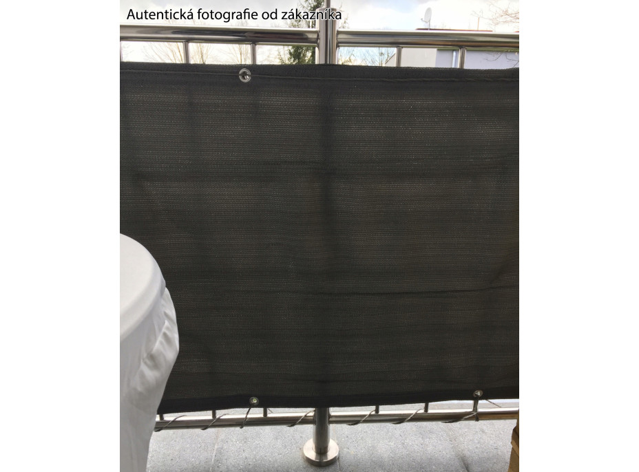 Clona na balkón - 80x500 cm - šedá