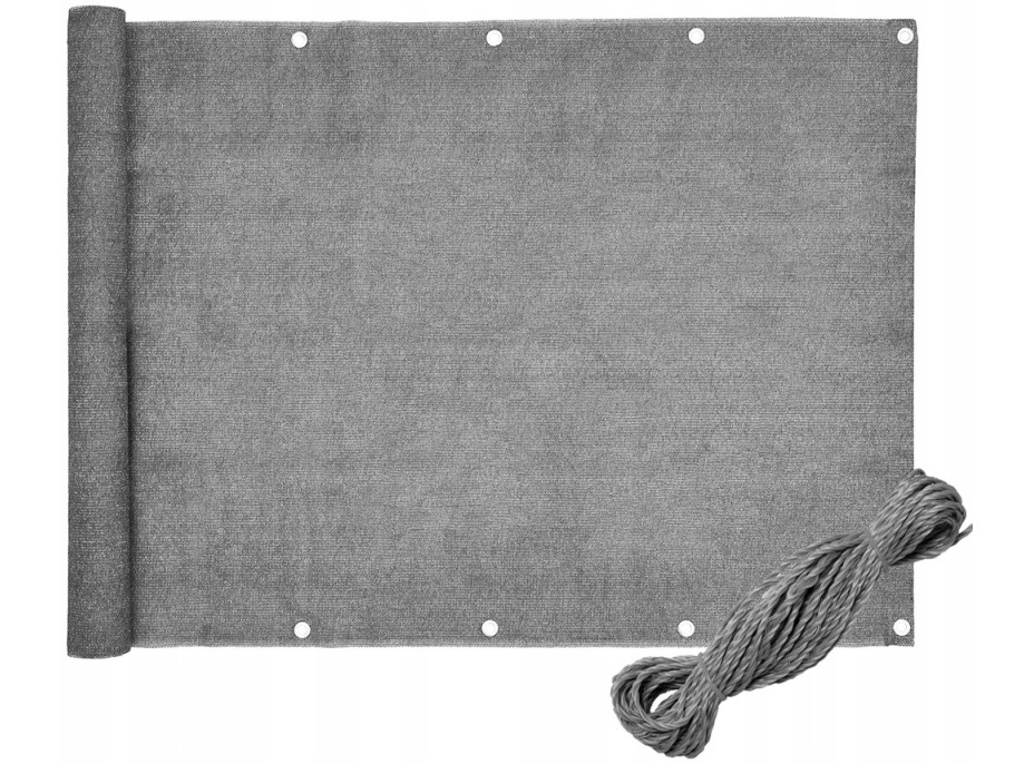 Clona na balkón - 80x500 cm - šedá
