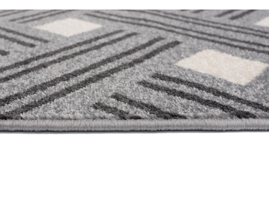 Kusový koberec Fíka Pie - krémovo-šedý