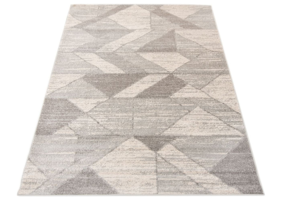 Moderný kusový koberec DENVER ILLUSION - sivý