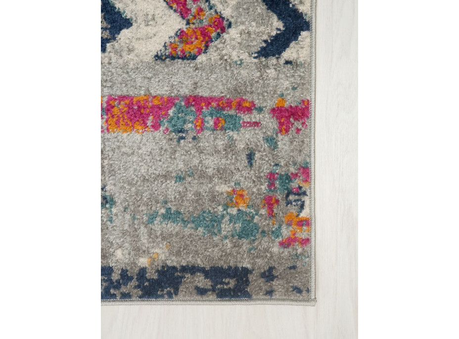 Moderný kusový koberec DENVER Kazim - šedý
