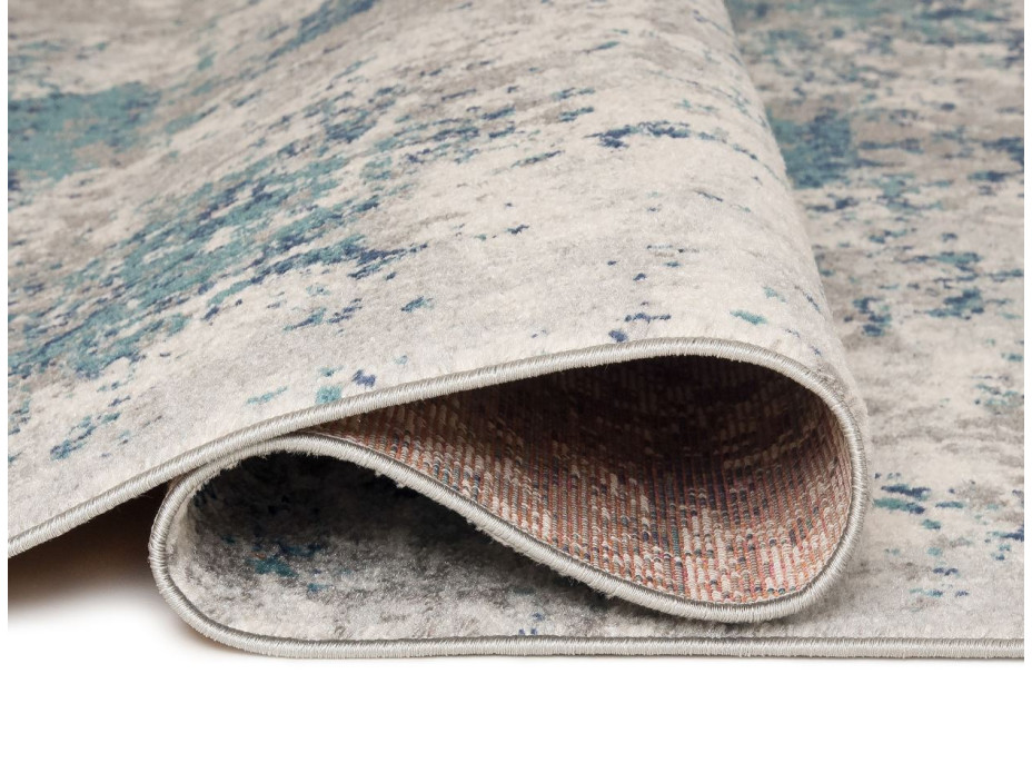 Moderný kusový koberec DENVER Lofot - sivý