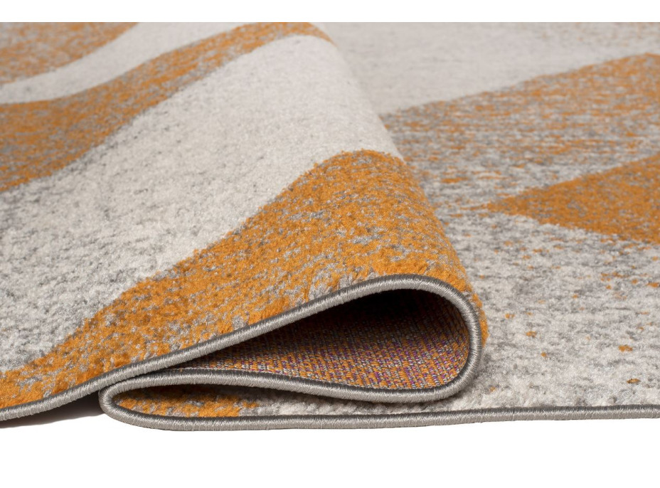 Moderné kusový koberec SPRING Split - oranžový