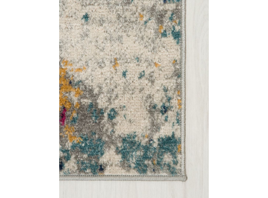 Moderný kusový koberec DENVER Tiras - šedý