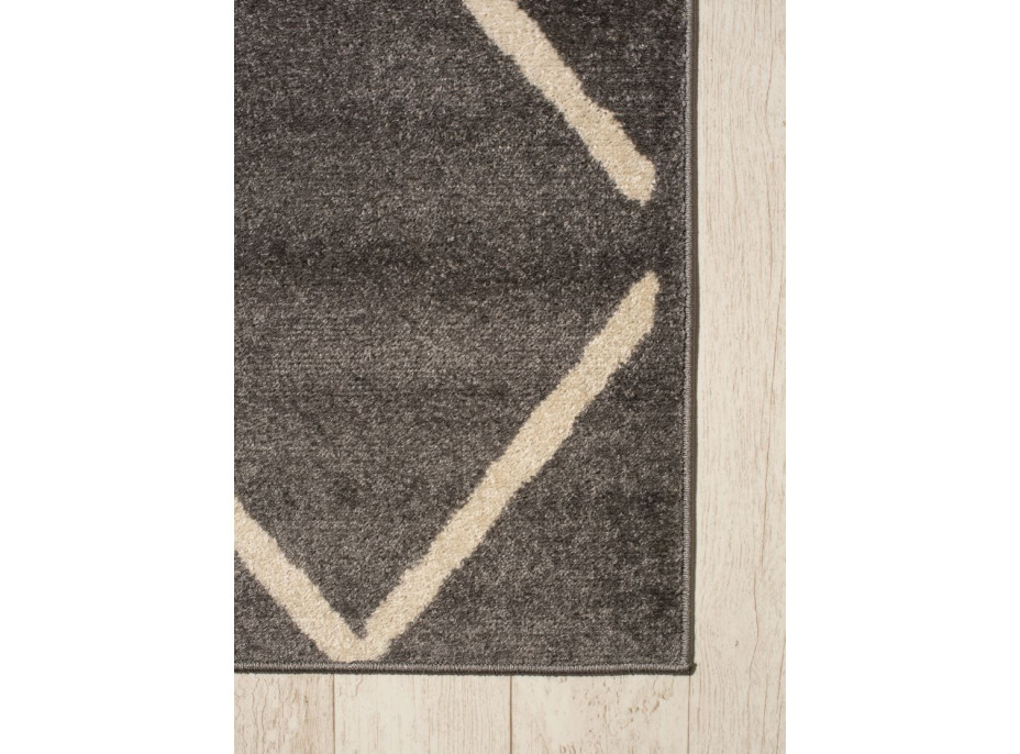 Moderný kusový koberec SPRING Troxi - sivý