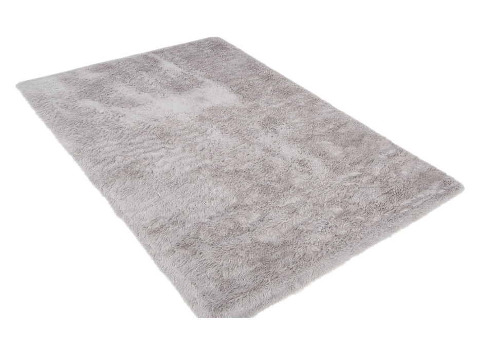 Plyšový koberec TOP - svetlo šedý