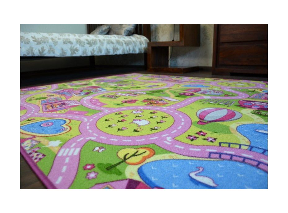 Detský koberec SWEET CITY - 150x210 cm