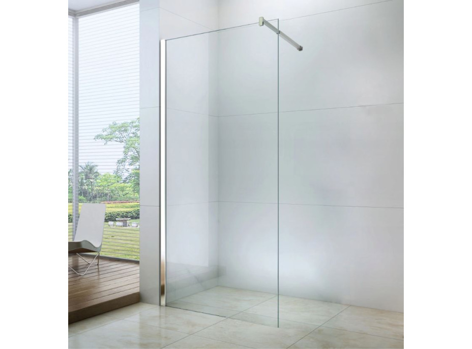 Kúpeľňová pevná zástena maxmax WALK-IN 110 cm