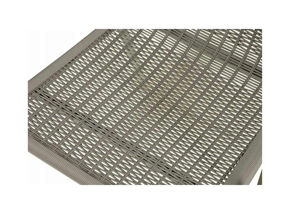 Záhradný set nábytku PATIO pre 6 ľudí - čierno / šedý