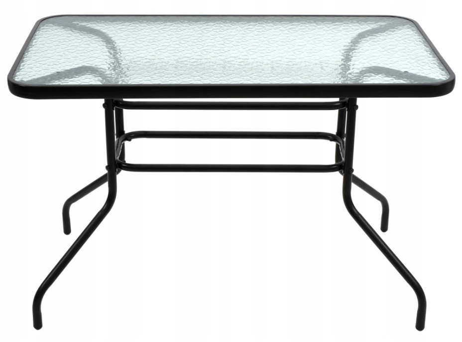 Záhradný set nábytku PATIO pre 6 ľudí - čierno / šedý