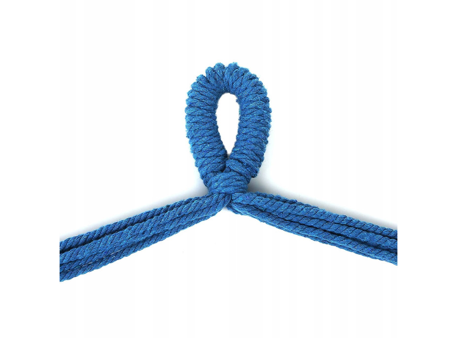 Závesné hojdacie kreslo FLAMINGO s vankúšmi 100x100 cm