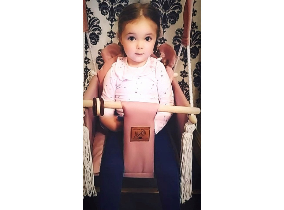 Detská hojdačka VELVET - mätová