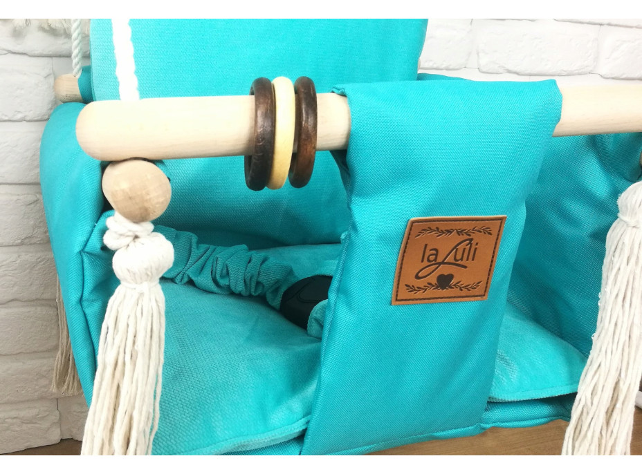 Detská hojdačka VELVET - mätová