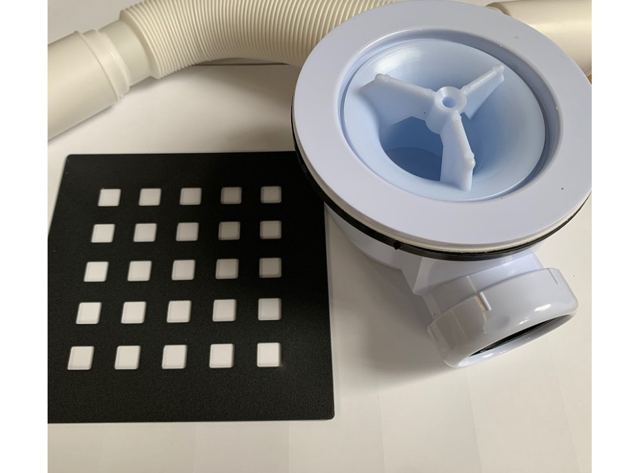 Sprchová vanička MAXMAX Rea ROCK 90x120 cm - šedá