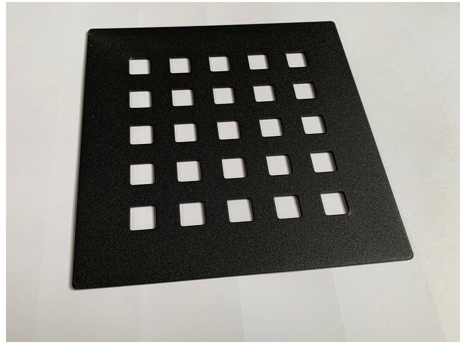 Sprchová vanička MAXMAX Rea ROCK 90x90 cm - čierna
