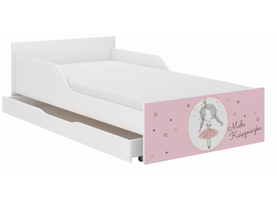 Detská posteľ FILIP - PRINCEZNÁ 180x90 cm