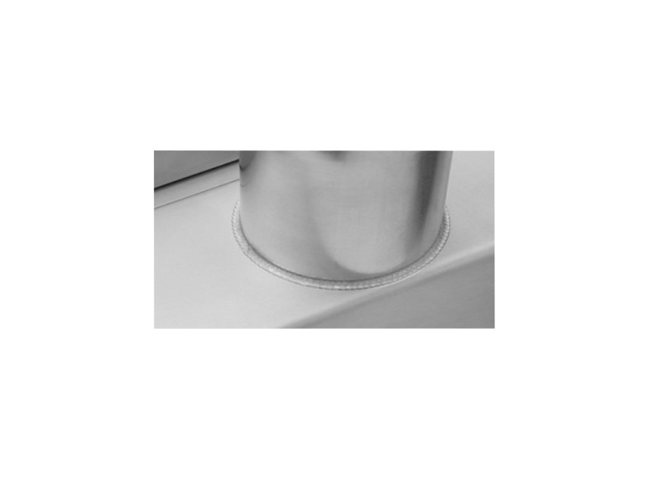 Odtokový sprchovací žľab WHITE GLASS, sklenený kryt