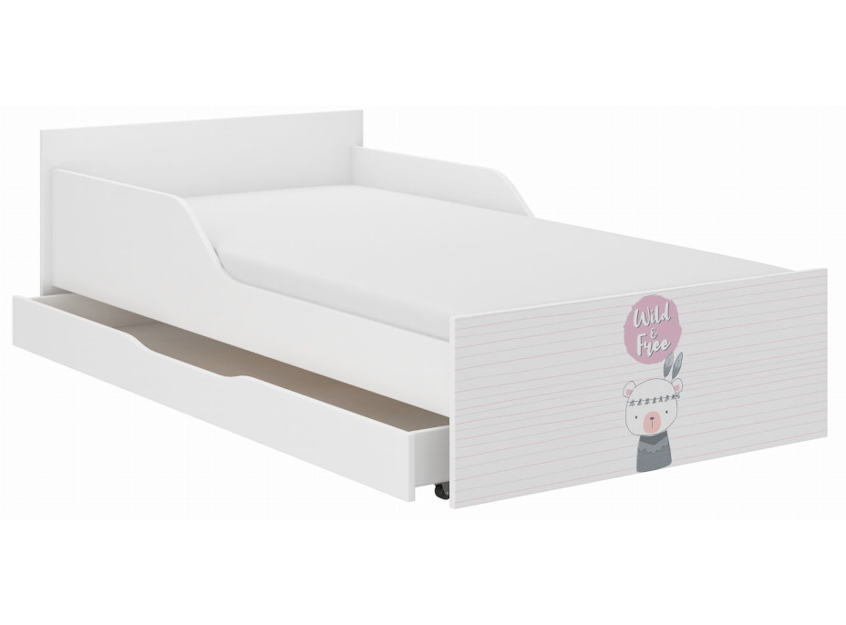 Detská posteľ FILIP - MACKO INDIÁN 180x90 cm