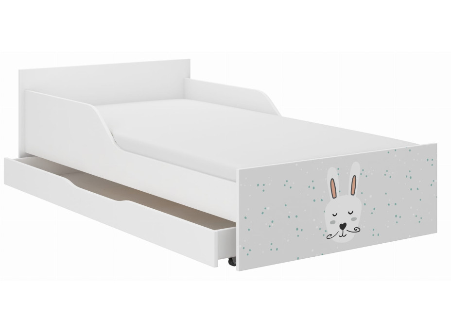 Detská posteľ FILIP - SPIACE ZVIERATKÁ 180x90 cm