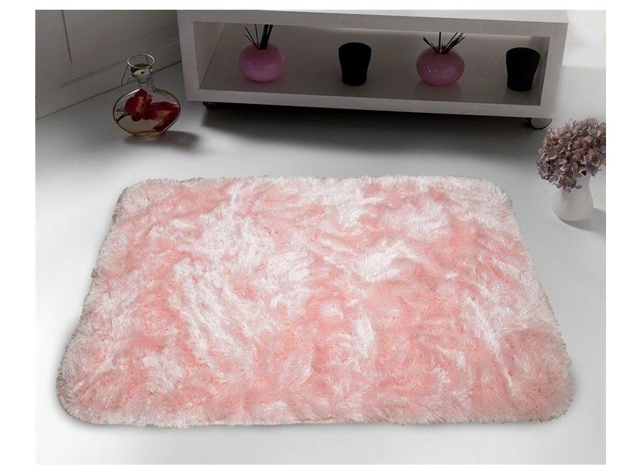 Kúpeľňová plyšová predložka RUŽOVÁ