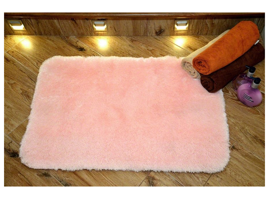 Kúpeľňová plyšová predložka RUŽOVÁ
