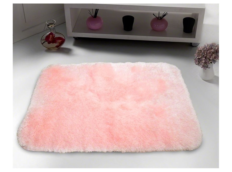 Kúpeľňová plyšová predložka RUŽOVÁ