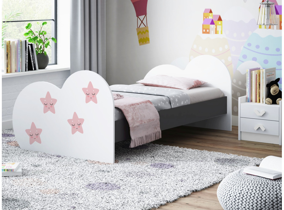 Detská posteľ HVIEZDIČKA 160x80 cm + matrac ZADARMO